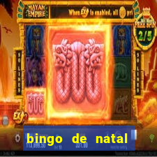 bingo de natal para imprimir gratis